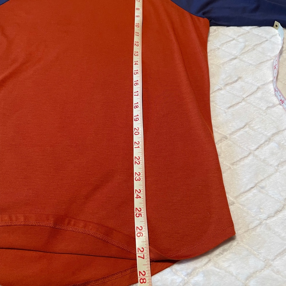 🧡💙Lularoe Randy Shirt - Picture 8 of 11